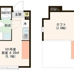 💚【希少物件】💚【お得な物件】💚『1R』板橋区仲宿💚敷金礼…