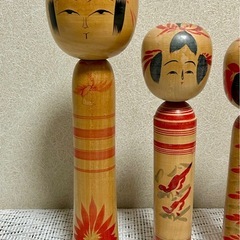 こけし 伝統工芸 6体まとめ 民芸品 昭和レトロ アンティーク 伝統こけし 置物の画像