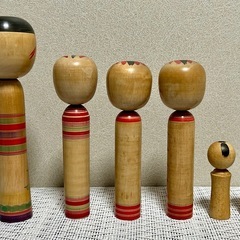 こけし 伝統工芸 6体まとめ 民芸品 昭和レトロ アンティーク 伝統こけし 置物の画像