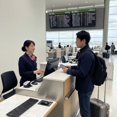 空港グランドスタッフの画像