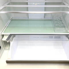 ss8008　パナソニック 冷蔵庫 NR-SPF457X-N 450L 6ドア サテンゴールド Panasonic 大容量 大型 ファミリー向け フレンチドア 冷蔵庫 冷凍庫 観音開き 低めタイプ 冷蔵庫 中古の画像