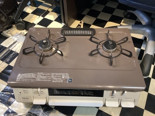 【リサイクルサービス八光】2022年製　パロマ IC-S807KHA-1R ガステーブル 都市ガス 右強火