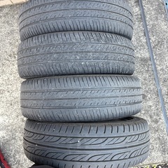 165/55R15 4.5j ➕45 スペーシアMK42 純正アルミ、タイヤセット タイヤ ホイール  PCD100
の画像