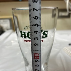 サントリー SUPER HOP'S ノベルティービアグラスの画像