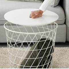 【IKEA（イケア）】収納付きサイドテーブルの画像
