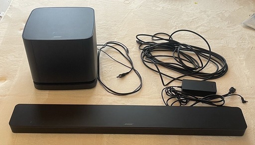 BOSE Soundbar 500 + Bass Module 500 光端子ケーブル10m ホームシアター スピーカーシステム サウンドバー ウーハー