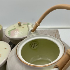 有田焼　蓋付き茶器揃　急須と蓋付き茶器の画像