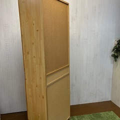 【リユース☆エコちょっぷ】食器棚　カントリー　ナチュラル　木目　の画像