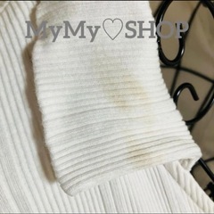 (( 中古 ))Y2K・ギャル・シャツ風・リブ・胸元クロス・Tシャツ・トップスの画像