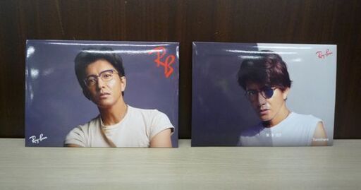 非売品 Ray-Ban 木村拓哉 ポスター 3種類 3枚セット B2判サイズ フレーム×1個付き レイバン 卓上スタンドPOP×2個(箱入り)付き 苫小牧西店