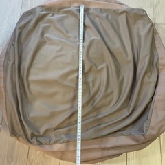 無印良品 ビーズクッション シミありの画像