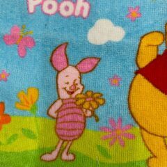 プーさん　ハンドタオルの画像