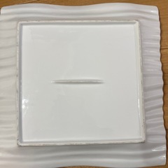 正方形　皿の画像