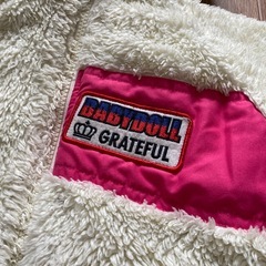 ベビードール　アウター　100センチ　リバーシブル　フード着脱可能の画像