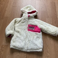 ベビードール　アウター　100センチ　リバーシブル　フード着脱可能の画像