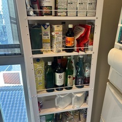 トールワゴン田窪工業所幅15cmスリムラック隙間収納の画像