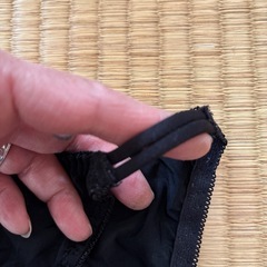 【新品、未使用】黒リボン付きパンティーの画像