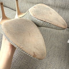 ジミーチュウ  シルバー　ハイヒール　パンプスの画像