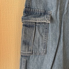 【レディース】デニムカーゴパンツの画像