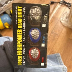 ハイパワー LED ヘッドライト／10灯LED／角度調節・点灯モード付きの画像