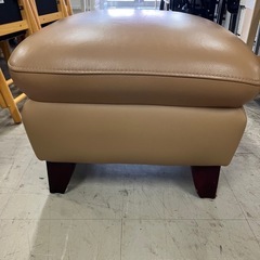 I2511-647 オットマン レザー キャメル 中古の画像