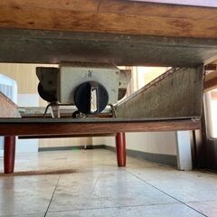 【SALE】業務用　お好み焼き鉄板付き座卓テーブル　　リサイクルショップ宮崎屋　住吉店25.11.26の画像