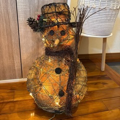 【クリスマス飾りライト】雪だるま&トナカイ2点セットの画像