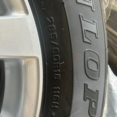 トヨタ純正ホイールタイヤ4本セットの画像