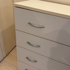 引き出しタンス　ホワイトの画像