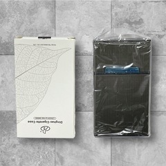 【新品未使用】タバコ 20本収納 アルミ タバコケース 軽量 100mm 葉巻保護カバー 夏場 汗 シガレットケース 対策 (100mm グレー)の画像