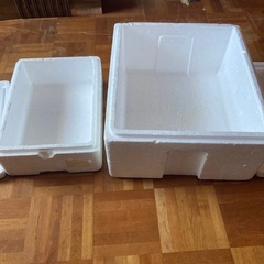 発泡スチロールの箱の画像