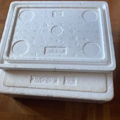 発泡スチロールの箱の画像