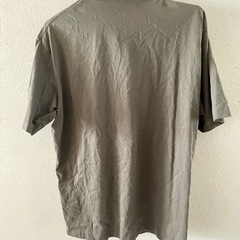 ユニクロ　シャツ　メンズ　M カーキの画像