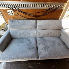 ニトリ ソファ サザーラ グレーの画像