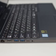 中古良品ノートパソコン 富士通 AH55/D1 Windows11+office 爆速SSD256GB core i7-8565U/メモリ8GB/15.6インチ/ブルーレイ/webカメラ搭載の画像