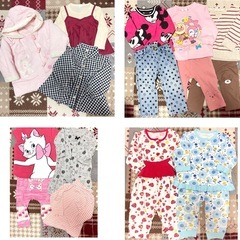 80cm 長袖 服 まとめ売り 女の子　セットの画像