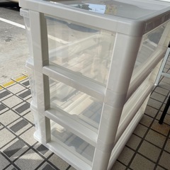 【衣類収納】【3段収納ケース】クリーニング済み【管理番号1126】五の画像