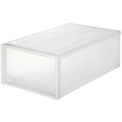 無印良品 【3個セット】衣装ケース（中）/美品の画像