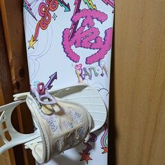 ★K2 キッズスノーボード Lil Kandi 110cm バインディングセット★の画像