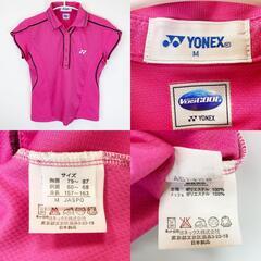 ヨネックス ワンピース 半袖 M ピンク レディース YONEX テニスウェアの画像