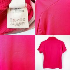 ヨネックス ワンピース 半袖 M ピンク レディース YONEX テニスウェアの画像