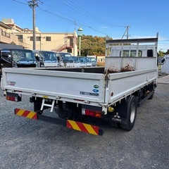 三菱ふそう　キャンター　積載４．５ｔ　ワイド超ロング平ボディの画像