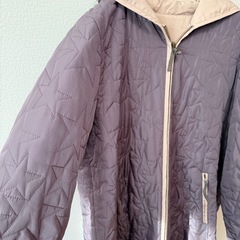 noa-ge星柄キルト中わたコート Mサイズの画像