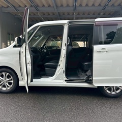 月々1.1万円〜分割払い可❗️車検2年付き！大人☆SUZUKI ソリオバンディット☆ステアリングスイッチ付き☆Bluetooth対応ナビ付き☆走行中DVD見れます☆両側電動スライドドア☆純正アルミ☆ドライブレコーダー付きのフル装備‼️の画像