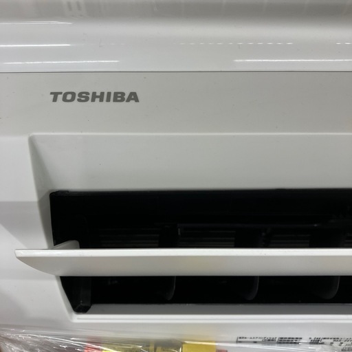 「安心の6ヶ月保証付。【壁掛けエアコン TOSHIBA RAS-2210T 2021年製 2.2kw リモコン付】取りに来れる方限定。」