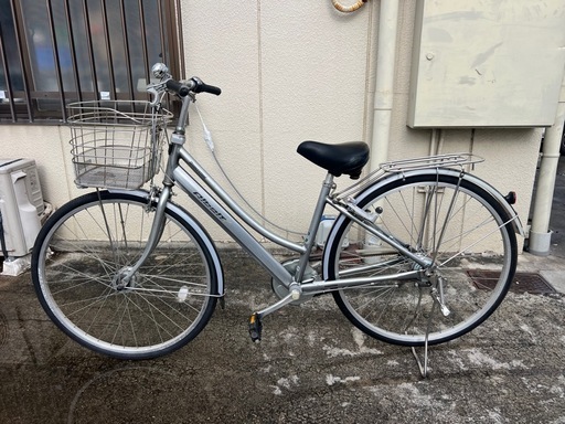 ブリヂストン アルベルト 27インチ 3段変速 オートライト アルミフレーム Albelt シルバー