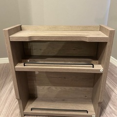 【まとめ買い値引きあり】ルーター　ケーブル　収納ボックス　グレージュの画像