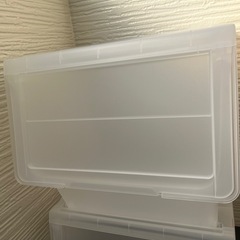 kabako 収納ボックス 前開きタイプ Lサイズ 2個セットの画像