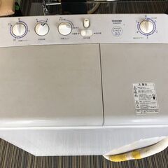 ☆【０円あげます！】東芝 TOSHIBA 二層式洗濯機 VH-M30 3.0㎏ 家電 中古品（NF251126）Zi-2340の画像
