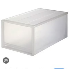 【深サイズ】 無印良品 ポリプロピレン衣装ケース（深・引き出し式）1個／美品 の画像